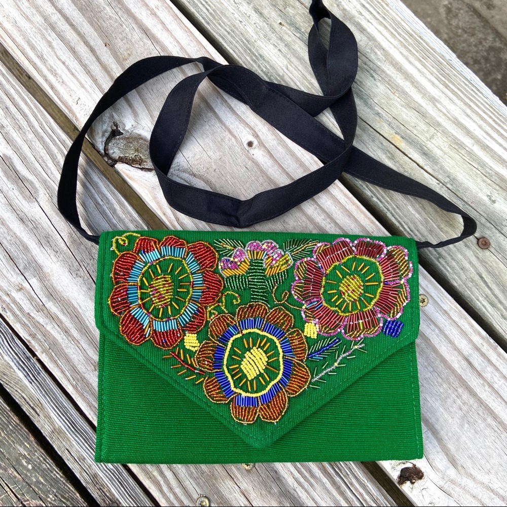 Mexican Clutch Bag  Hans embroidered
